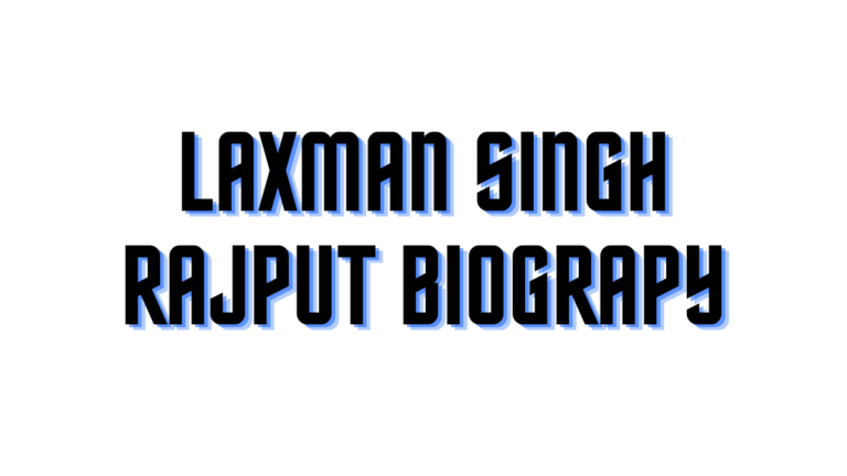 Laxman Singh Rajput Biography A Talented Indian Actor and Film Producer